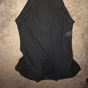 Black soft bodysuit